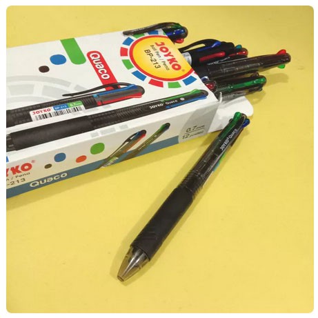 

Ballpoint / Pulpen 4 warna Joyko Quaco
