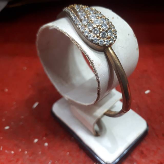 Gelang perak lapis emas 15gram