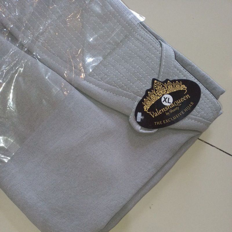 KHIMAR TALI CLARA XL ORIGINAL VALENSHA QUEEN-Grey