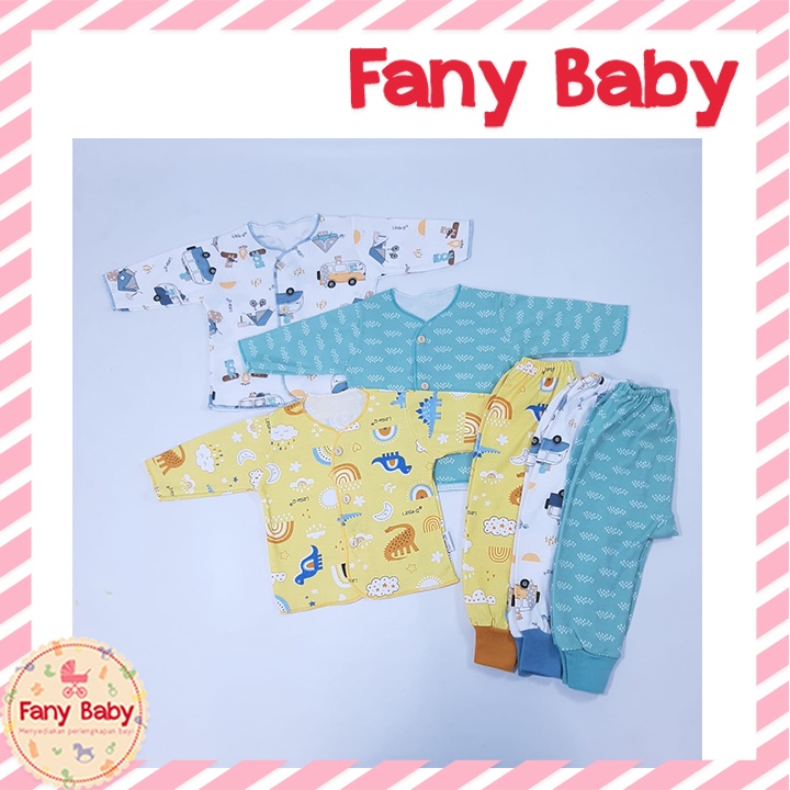 Little Queen Setelan Lengan Panjang Celana Panjang Newborn 3Pcs