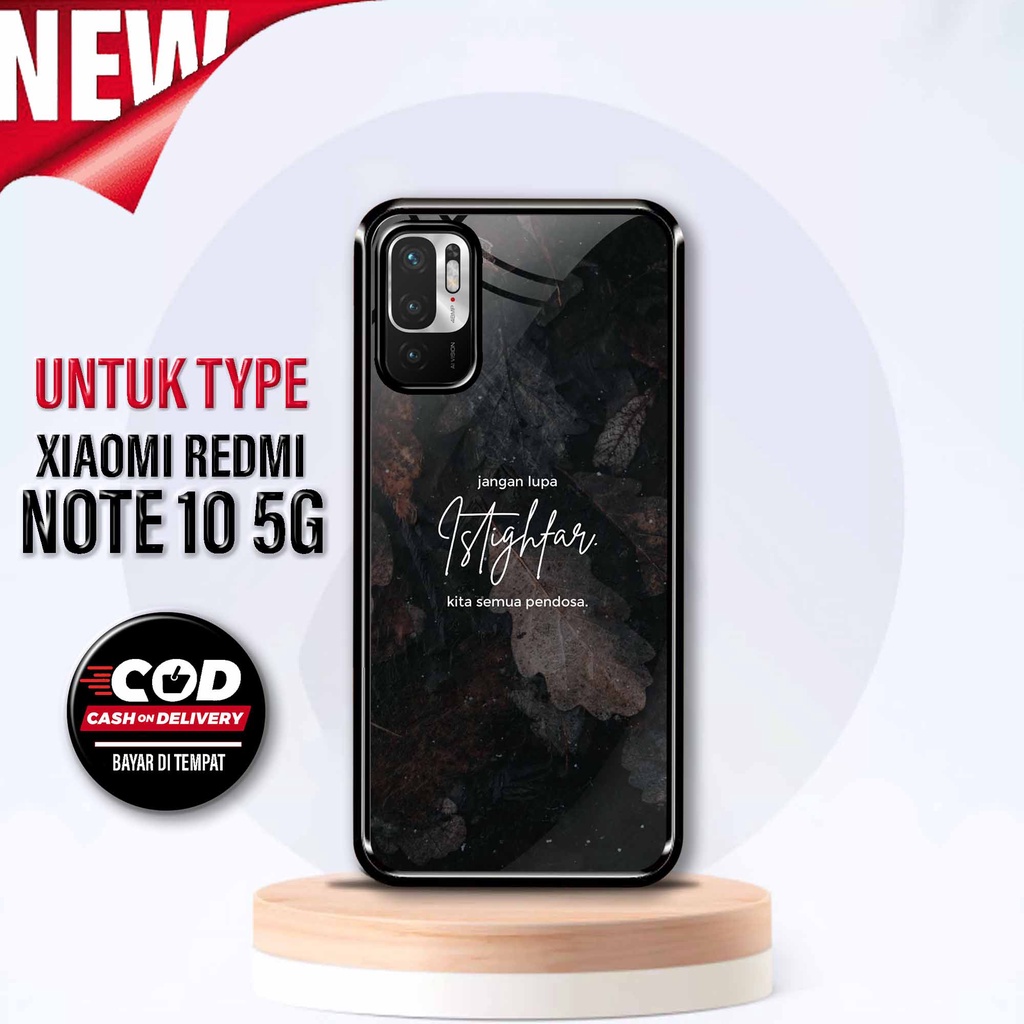 Case Redmi Note 10 5G - Hardcase Xiaomi Redmi Note 10 5G - Silikon Motif [ Quotes 1 ] - Cassing Mura