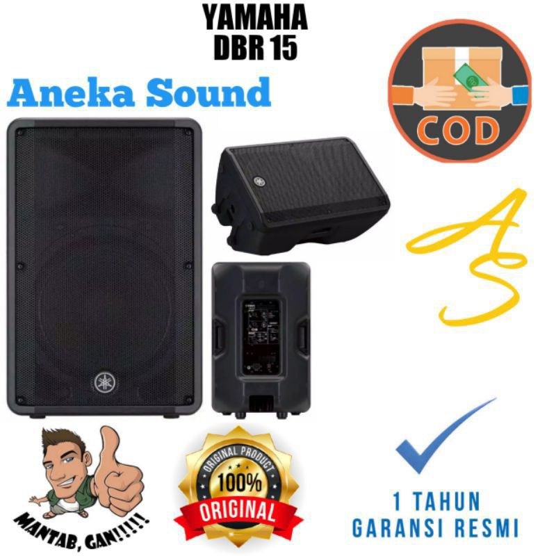 Speaker Aktif Yamaha DBR 15 Original 15 Inch Garansi Resmi (Sepasang)