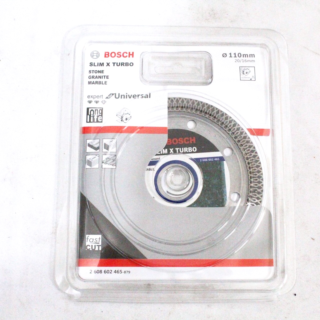 Pisau Potong Slim Turbo 110mm / Diamond Wheel Batu Granit Marbel BOSCH