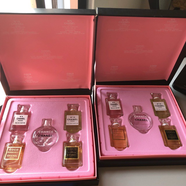 PARFUM CHANEL MINIATUR 5 IN 1 EMPAT CHANEL PARFUM MINI PARFUM SET MINi