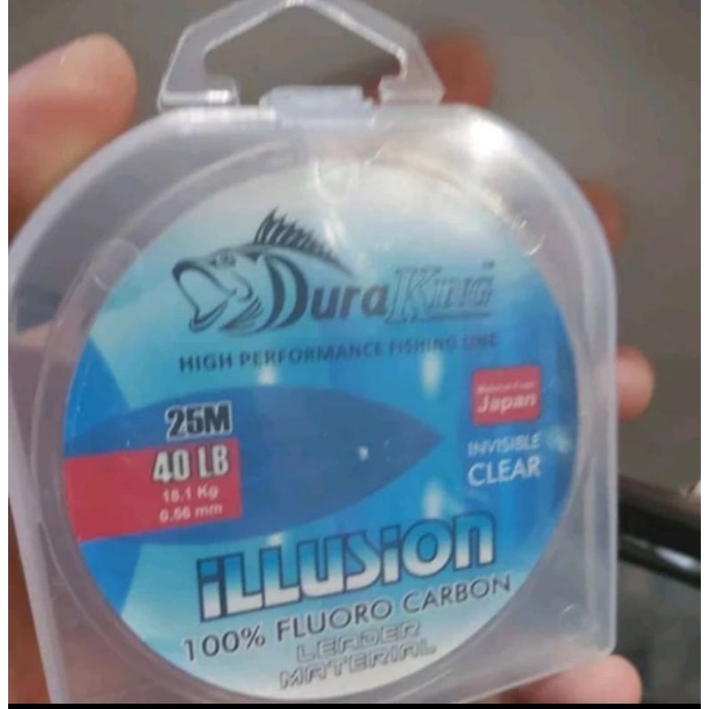 Senar Leader Pancing Duraking Illusion Flouro Carbon Pilihan 20 25 28 30 40 lb