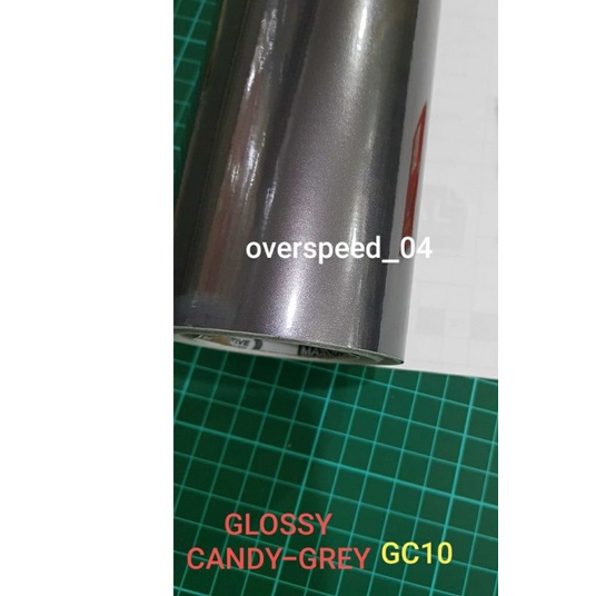 STIKER SKOTLET MOTOR MOBIL GREY GLOSSY CANDY STIKER LEMARI AQUARIUM MAXDECAL GC10