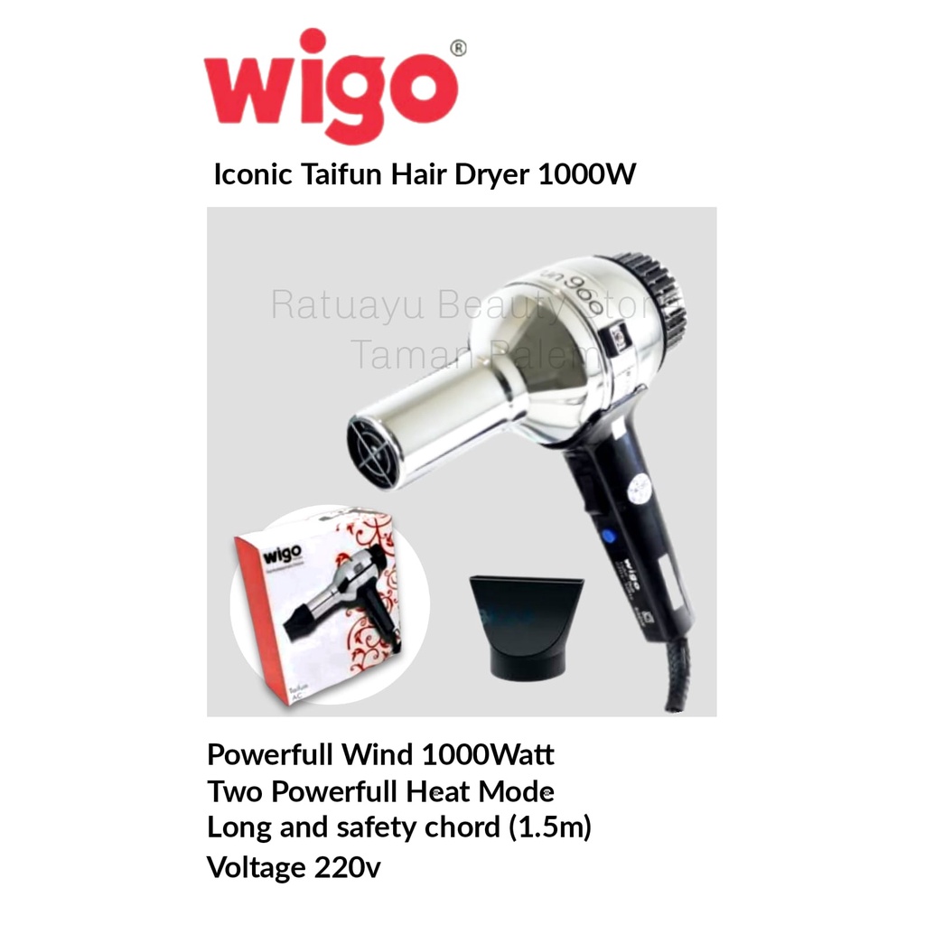 Wigo Hair Dryer Taifun 1000W