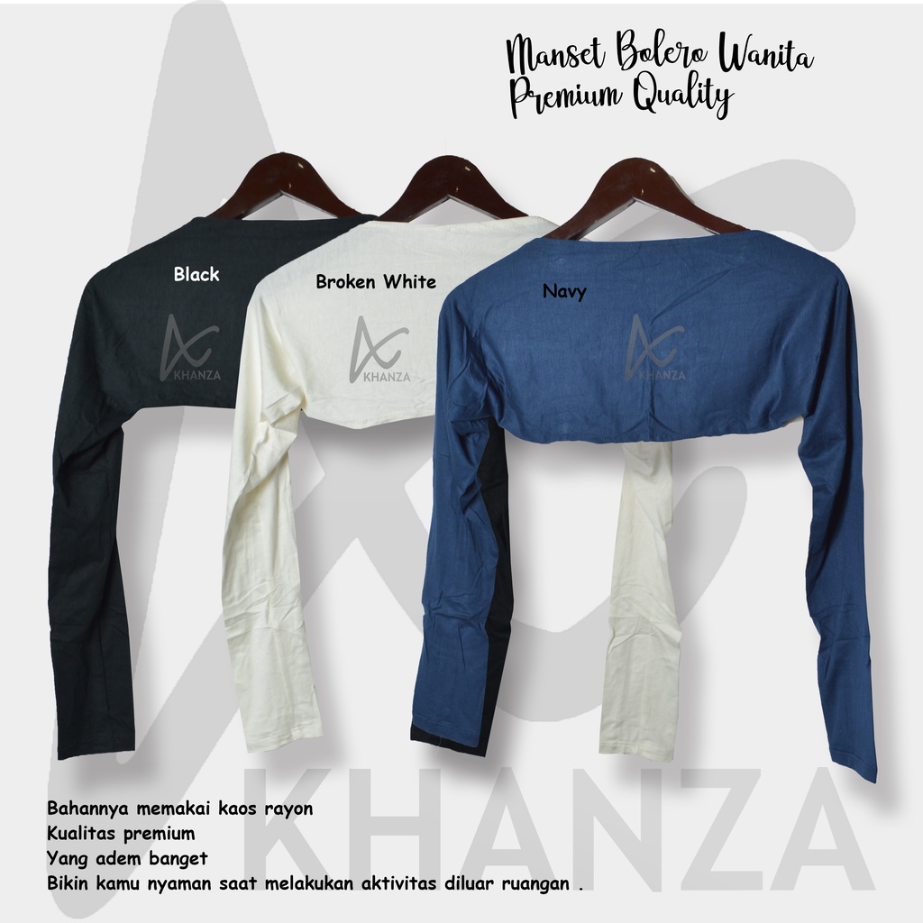 Manset Tangan Sanbung Bolero Bahan Rayon Uniqlo Super Premium