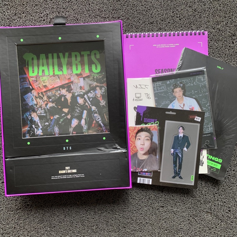 READY SHARING BTS SEASON'S GREETINGS 2022 | SG 2022 BTS JIMIN JUNGKOOK TAEHYUNG JIN RM J-HOPE SUGA Y