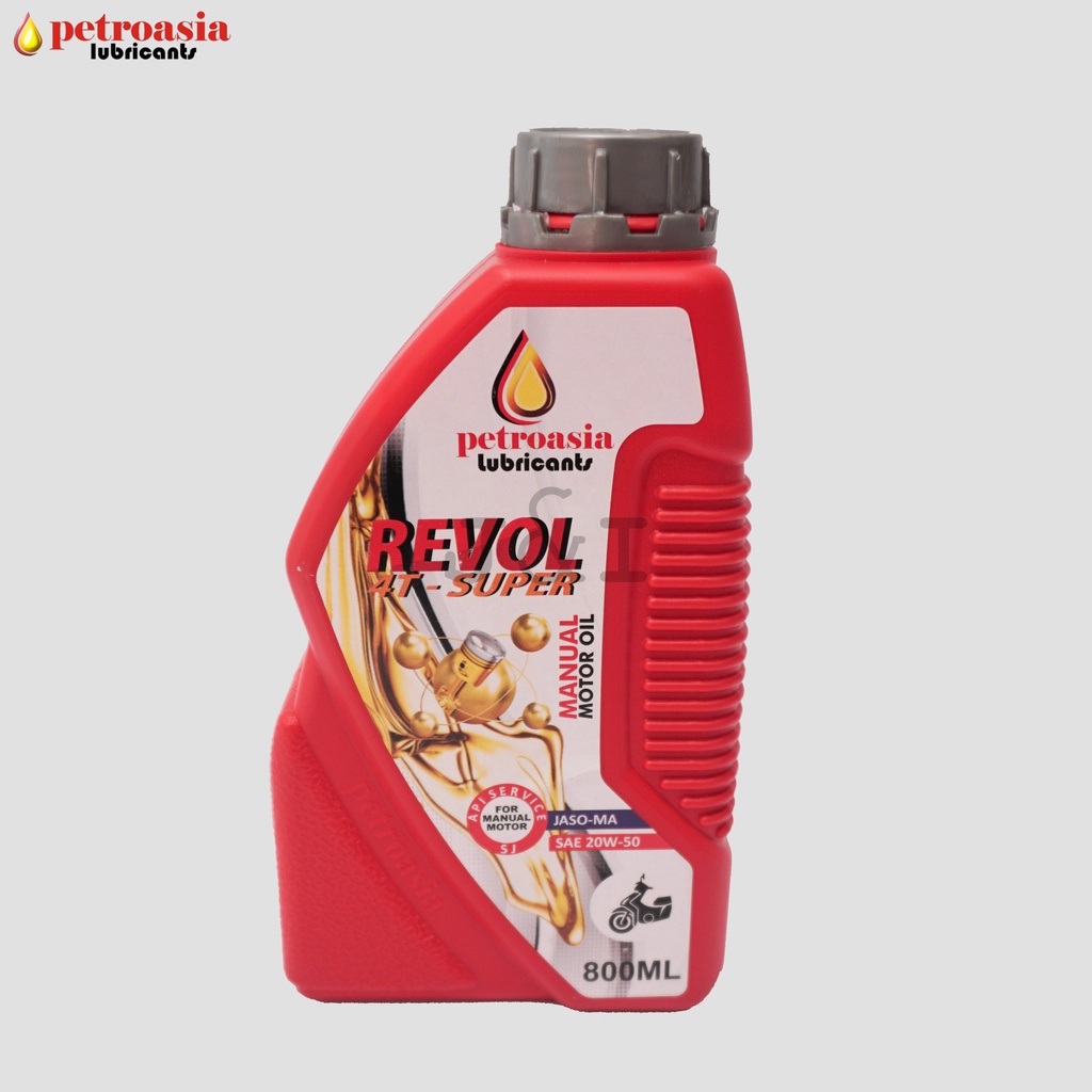 oli motor - oli mesin - oli revol super 4T 0.8L SAE 20W-50 - oli 4 tak