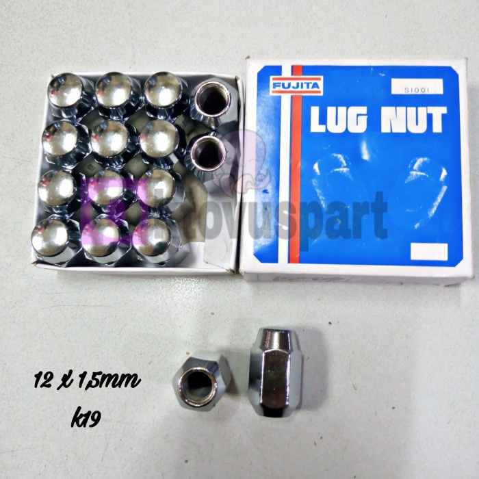MUR RACING/BAUT VELG RODA MOBIL KUNCI 19 DRAT 1,5 (STANDAR) UNIVERSAL