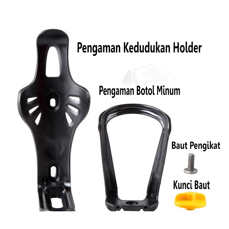 Tempat Minum Sepeda / Holder Botol Minum Sepeda Polikarbonat Dudukan Tempat Botol Minum Sepeda