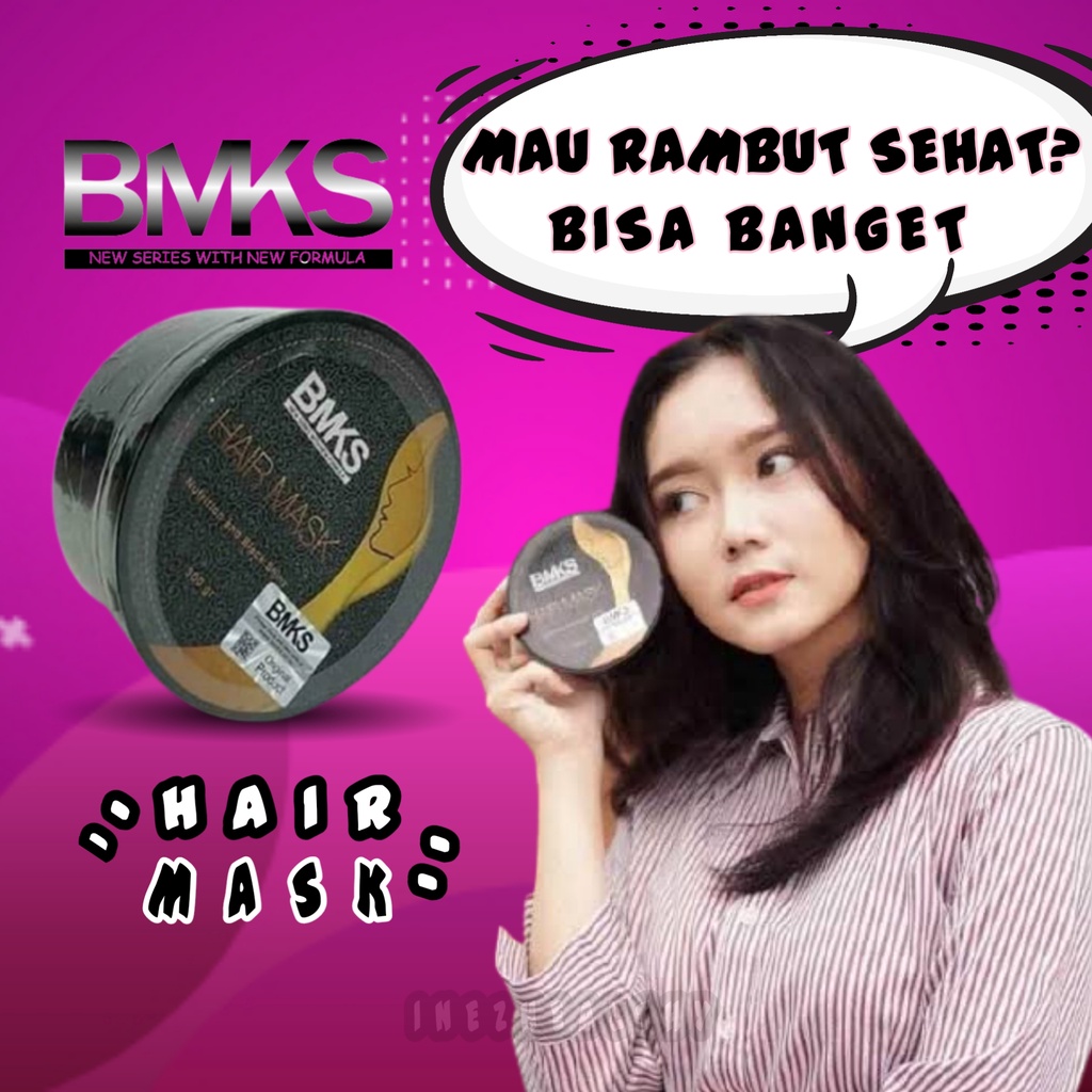 BMKS Hair Mask / Masker Rambut / Perawatan Rambut Rontok Original Bpom / Pelembab Rambut