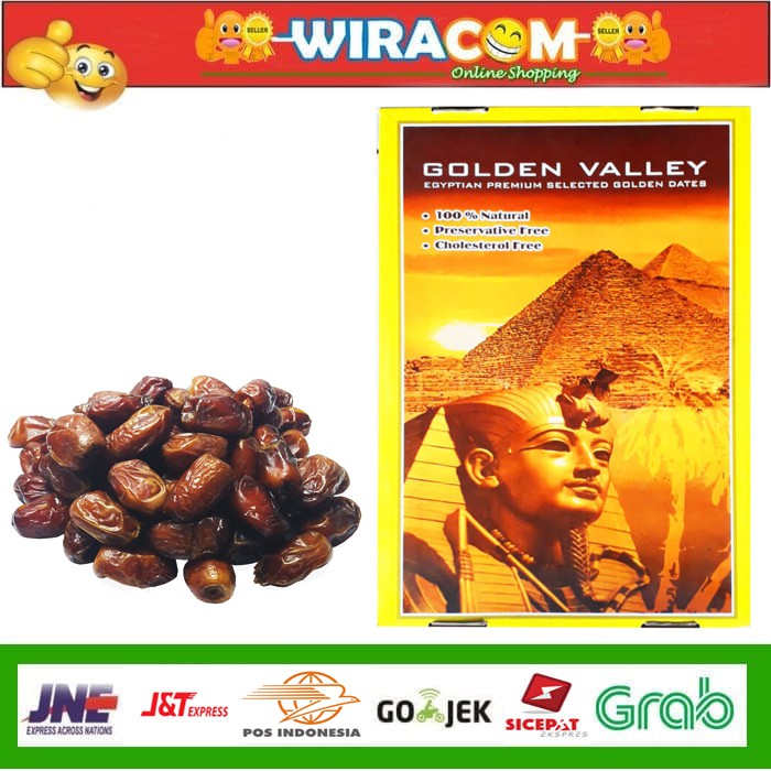 

Kurma Golden Valley 1 karton (10 kg) Kurma Mesir Golden Valey 10kg/dus