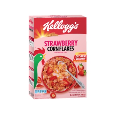 

Kelloggs Cereal Corn Flakes Strawberry 180g