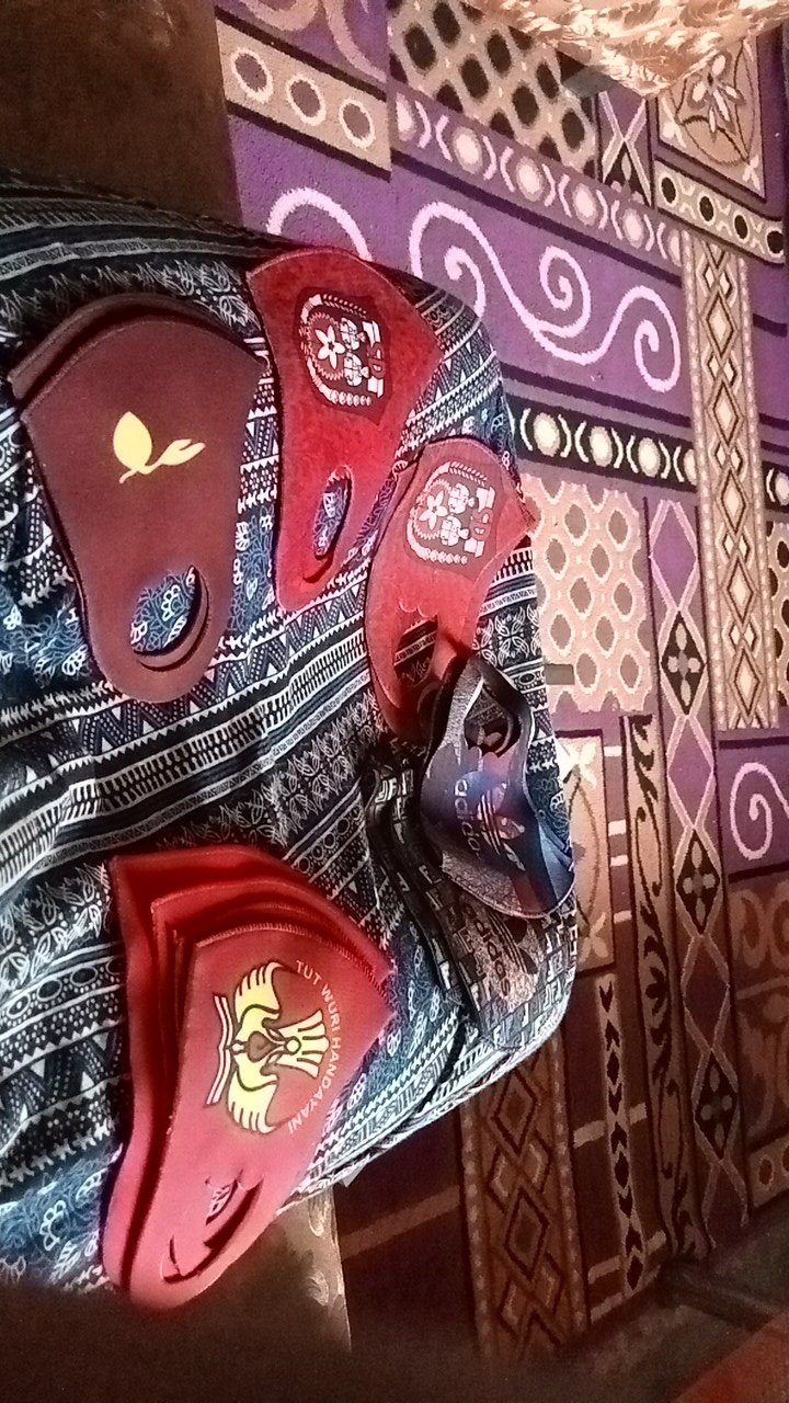 Masker Anak Sekolah Scuba Sd /masker Sekolah Batik/polos/pramuka