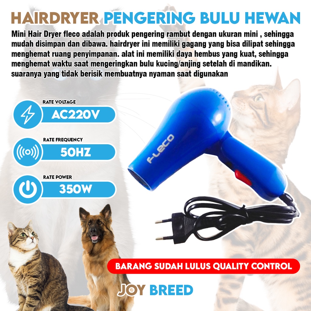 ALAT PENGERING BULU KUCING HAIRDRYER PENGERING BULU HEWAN MURAH BY JOY BREED