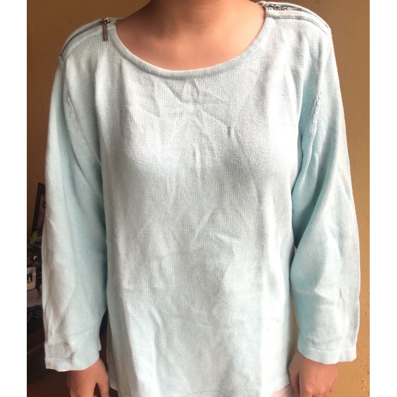 Knitwear hijau tosca panjang