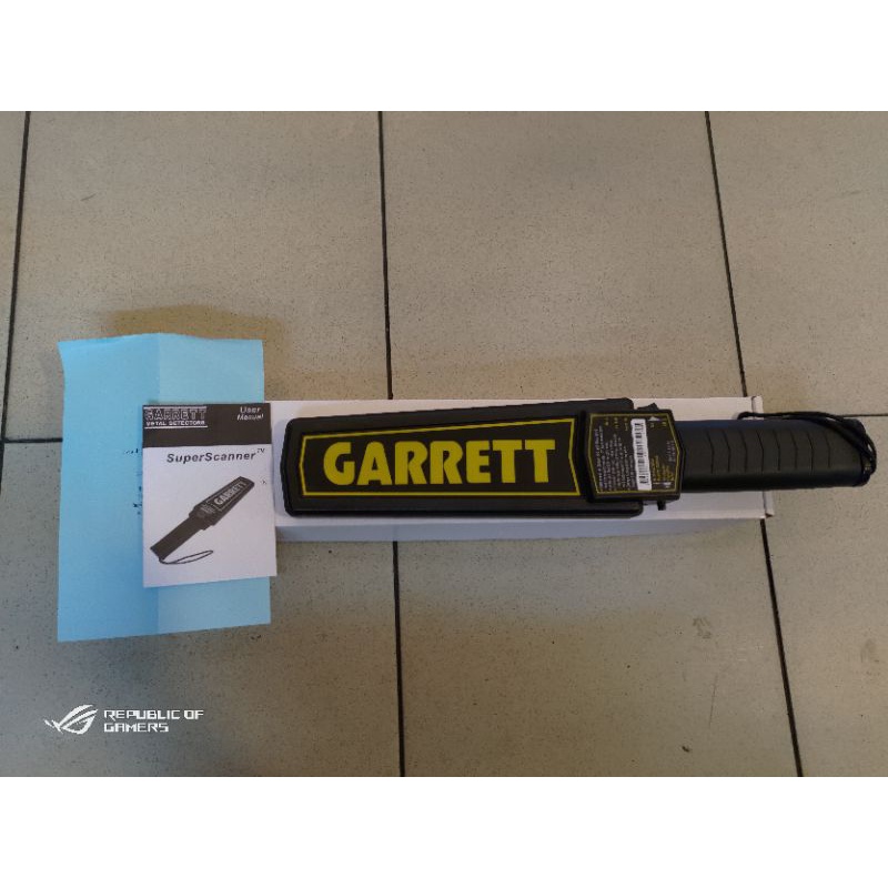 Garret Metal Detector USA Super Scanner Original