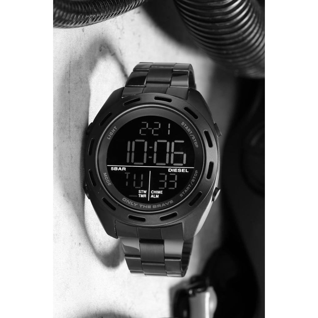 NEW series Jam Tangan Pria Digital Diesel 9289 Sporty Rantai stainless Anti air