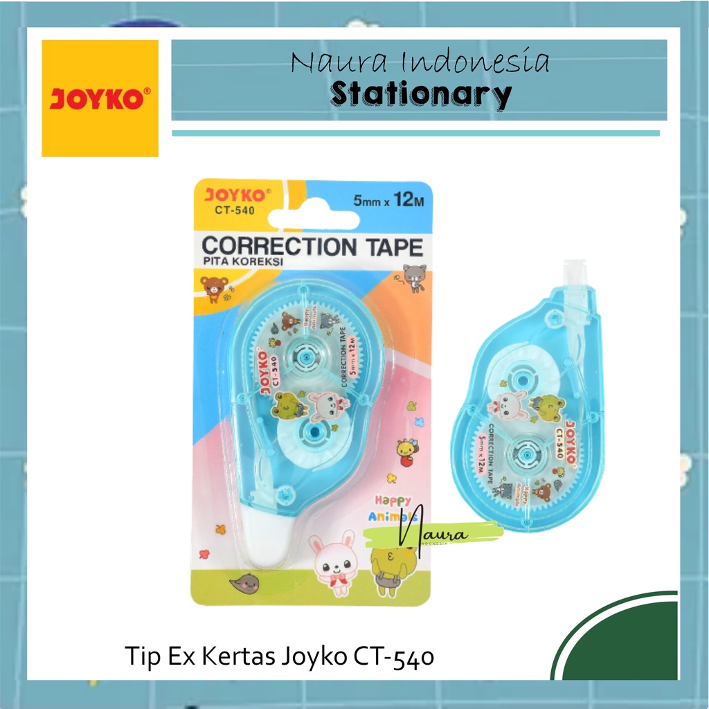 

Tip Ex Kertas Joyko CT-540 | Correction Tape Pita Koreksi Joyko CT-540 | Tip Ex Pita Murah