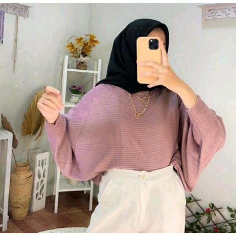 ZARA BATWING BLOUSE / BATWING RAJUT / BLOUSE BATWING RAJUT