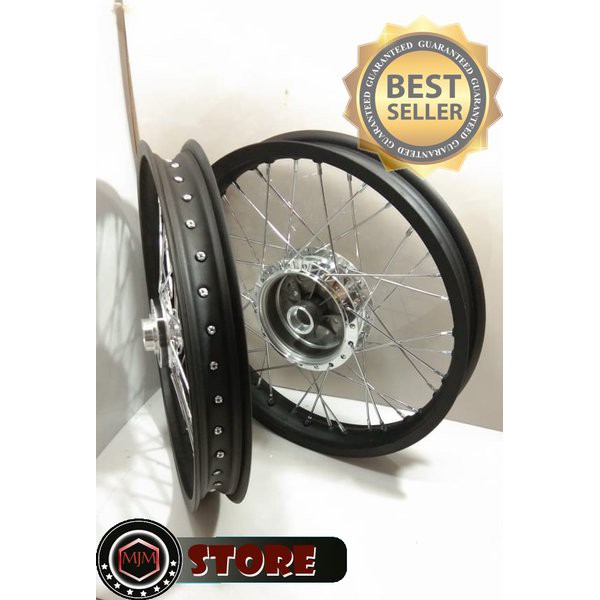 Velg Sepaket Vixion Old Vixion New Mx Old Mx New Mx King Jupiter Z Vega Zr Rossi Lebar 185-215 17