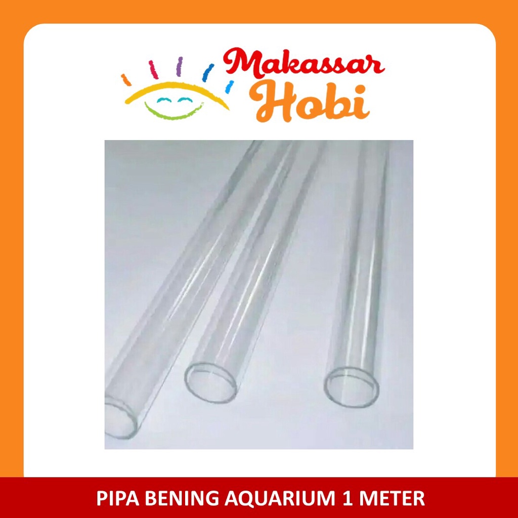 Pipa Aquarium Filtrasi Bening Aquarium Aquascape Panjang 1 meter