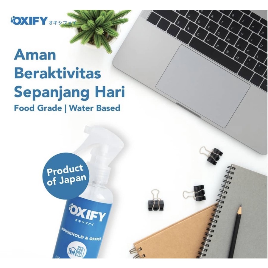OXIFY Household Office Sanitizer Disinfectant Japan 250ml Water Based