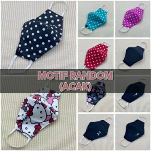 MASKER KAIN ANAK TALI KARET MURAH/ MASKER KIDS