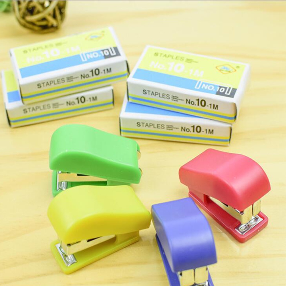 Creative Student Mini Cheap Stationery Stapler (use No. 10 Staples)