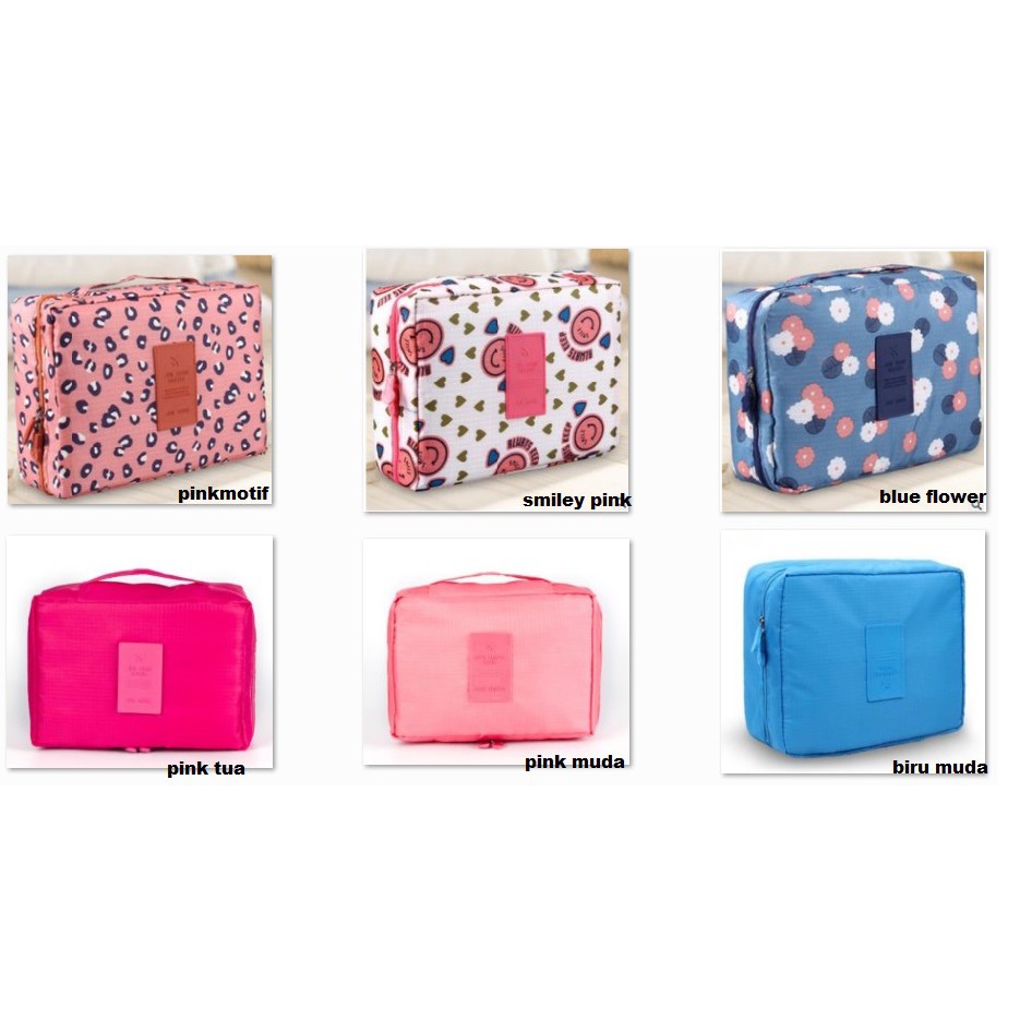 IMURA | Toiletries Cosmetic Pouch Travel Mate (Tempat Tas Perlengkapan Kosmetik) Impor