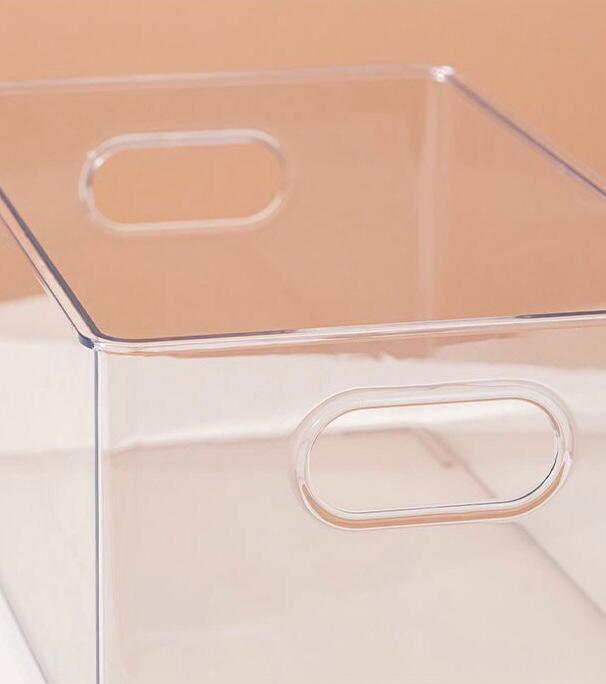 Clear Compact Container Bin with Cover