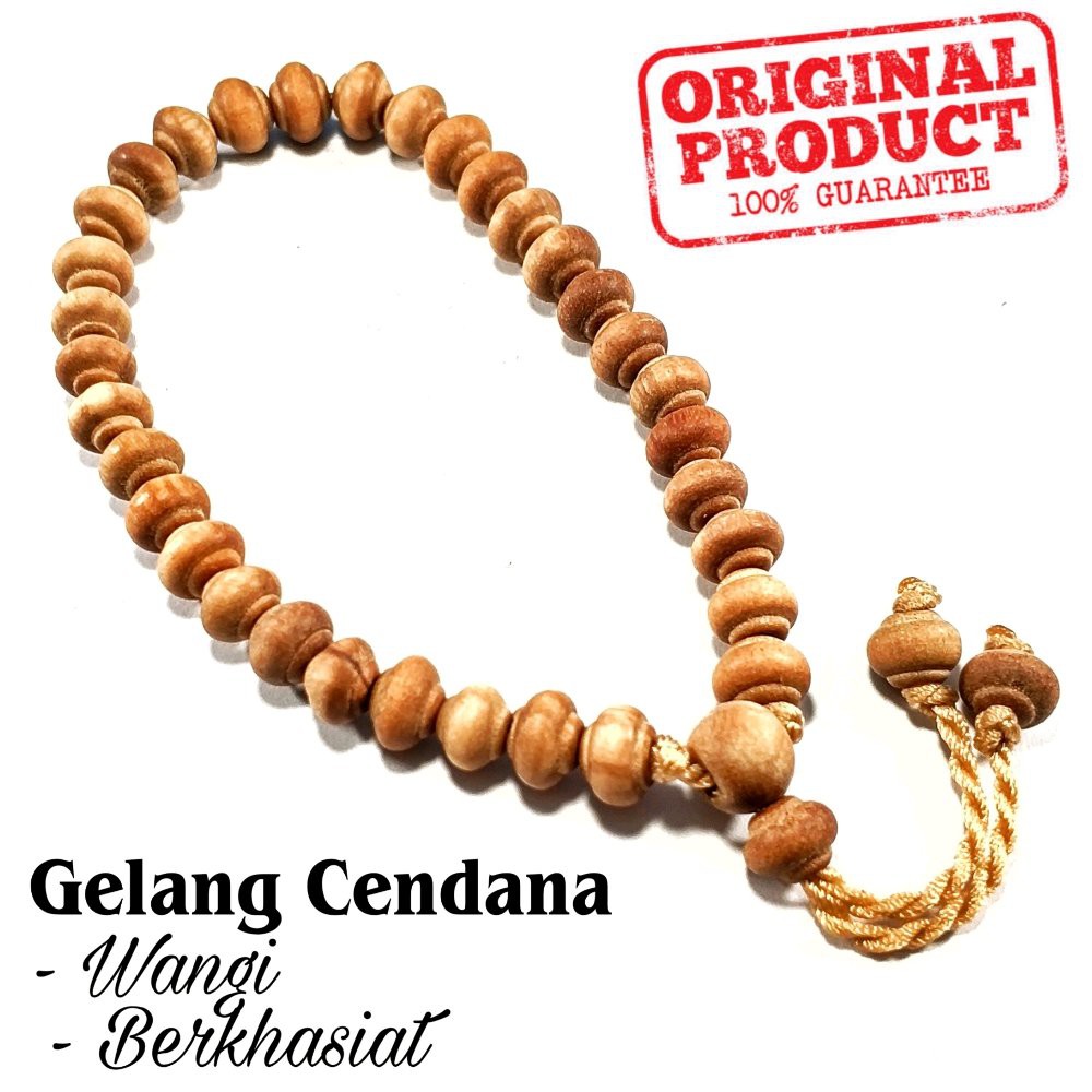 GELANG KAYU TASBIH CENDANA ORIGINAL PREMIUM QUALITY DIJAMIN WANGI