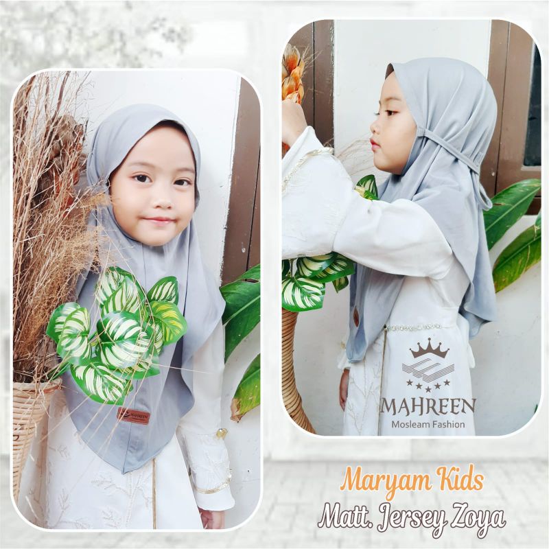 Maryam kids ORI MAHREEN (kerudung anak TK - SD ) BERGO ANAK