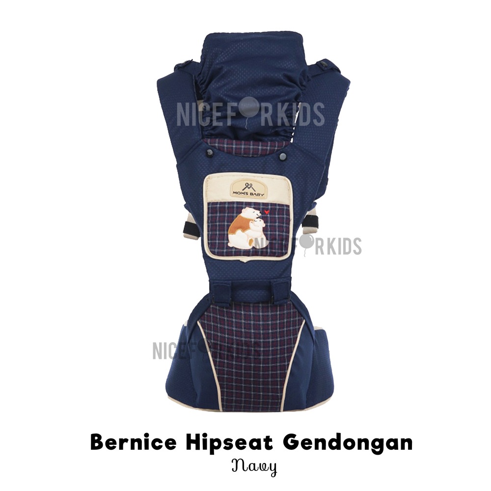 Mom's Baby Gendongan Bayi Baby Carrier Hipseat 7 in 1 Bernice Series MBG2025 / Gendongan Bayi Depan Duduk