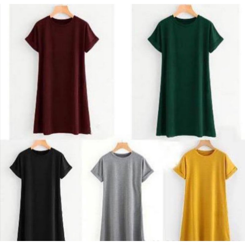 daster kain kaos adem.lengan pendek