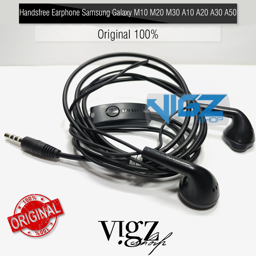 Handsfree Earphone Samsung Galaxy M10 M20 M30 A10 A20 A30 A50 Original 100%