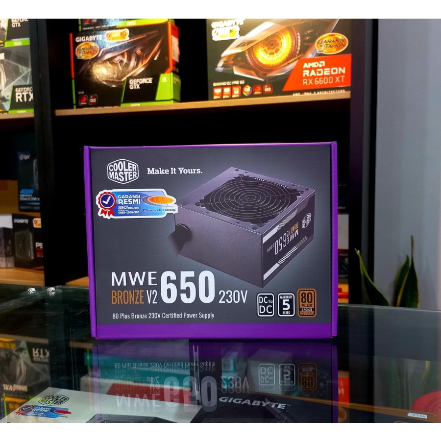 PSU Cooler Master MWE 650 V2 80+ Bronze Power Supply 650W