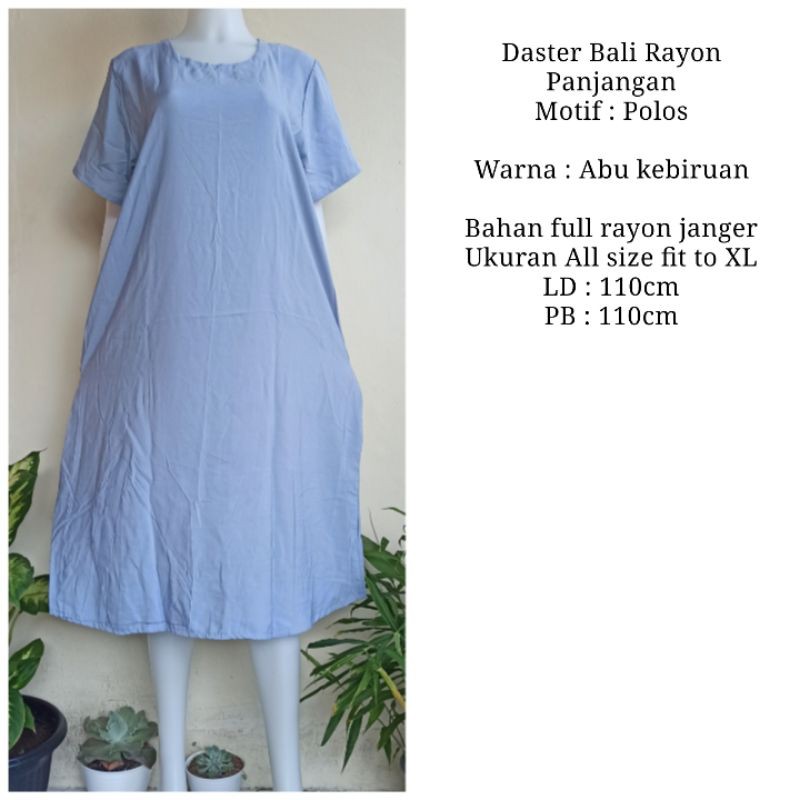 DASTER POLOS Panjangan