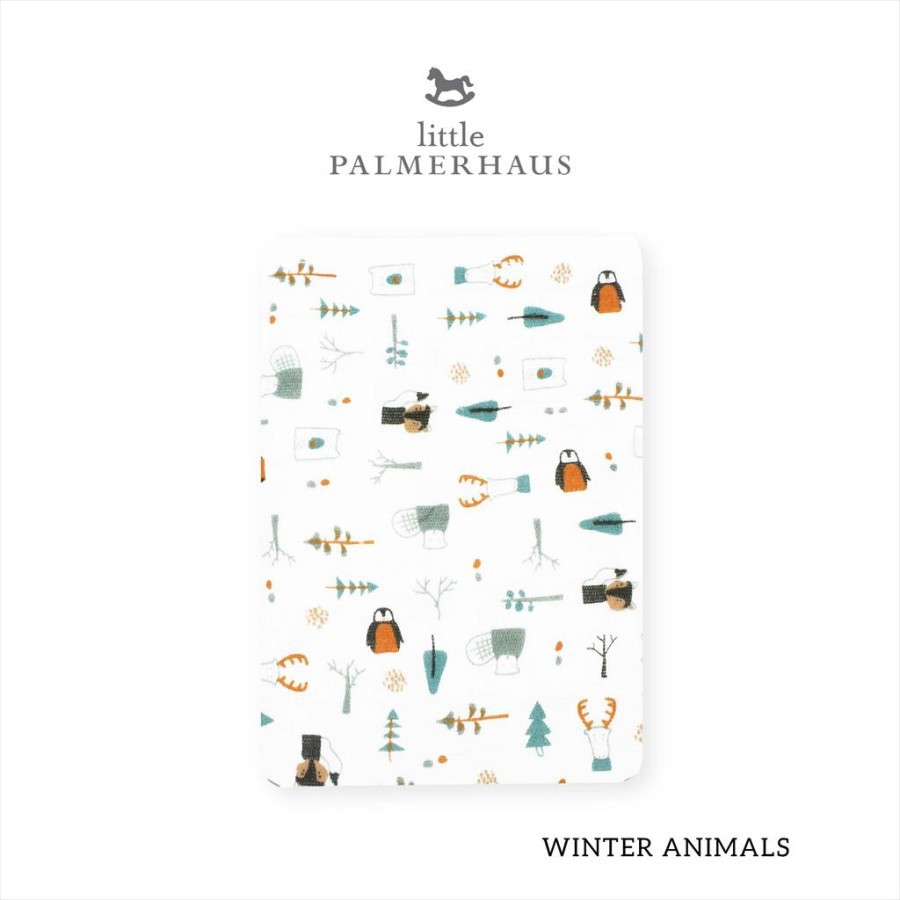 Little Palmerhaus Tottori Baby Towel (Handuk Bayi)-WINTER ANIMALS