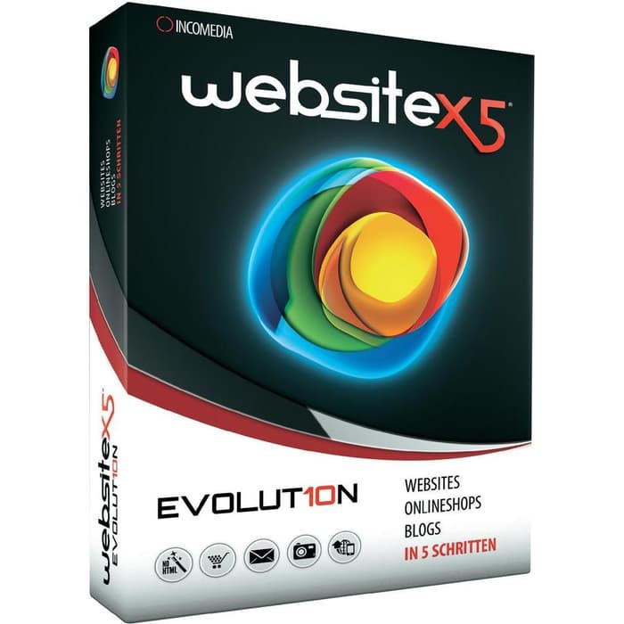 software desain web Incomedia WebSite X5