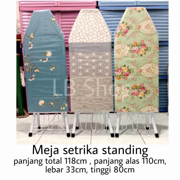 Jual Meja Setrika Berdiri Standing Meja Gosokan Baju Motif Random Shopee Indonesia