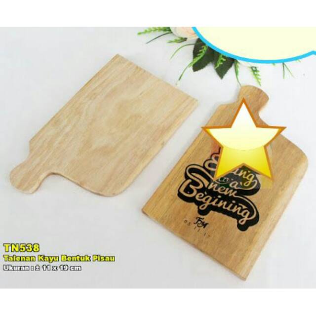 Souvenir Talenan Kayu Bentuk Pisau