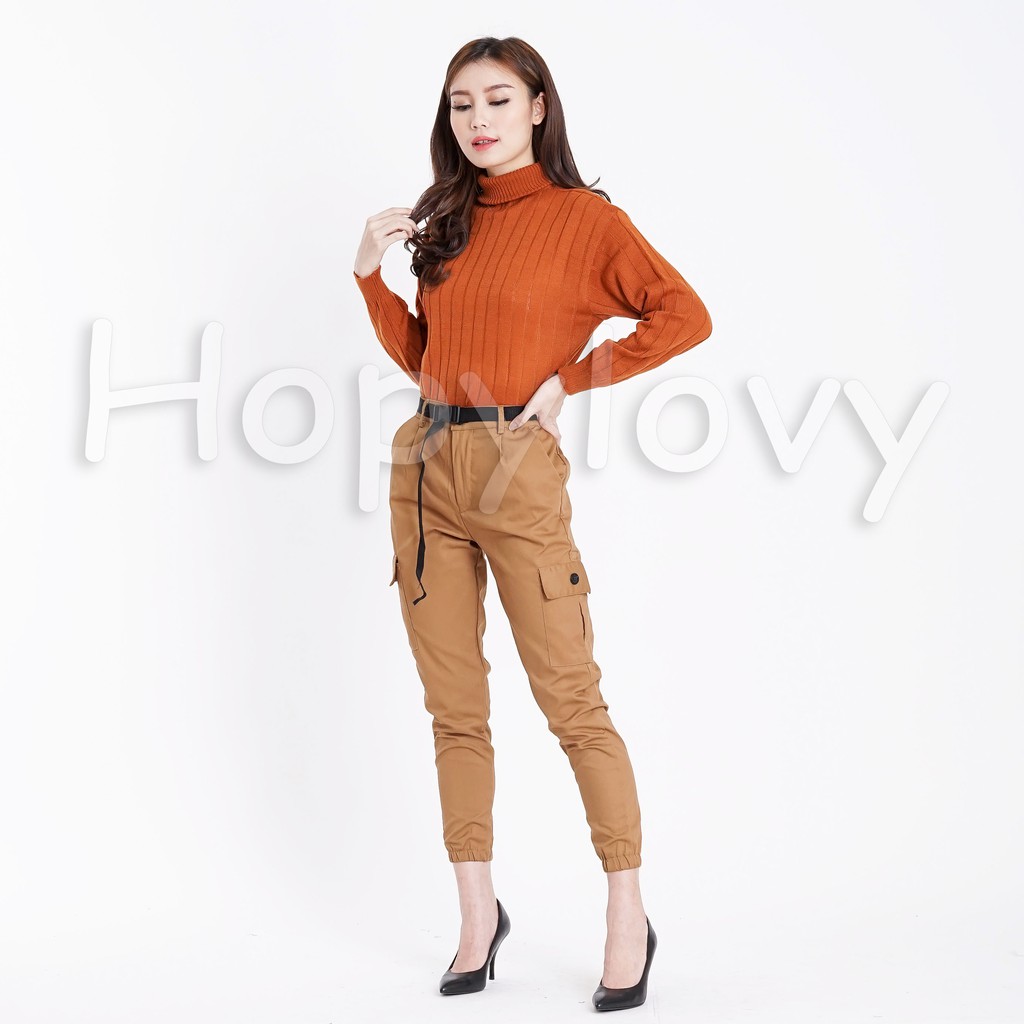 Celana Cargo Wanita | Cargo Pants Wanita | Celana Joger Wanita | Celana Jogger Kargo Lisha