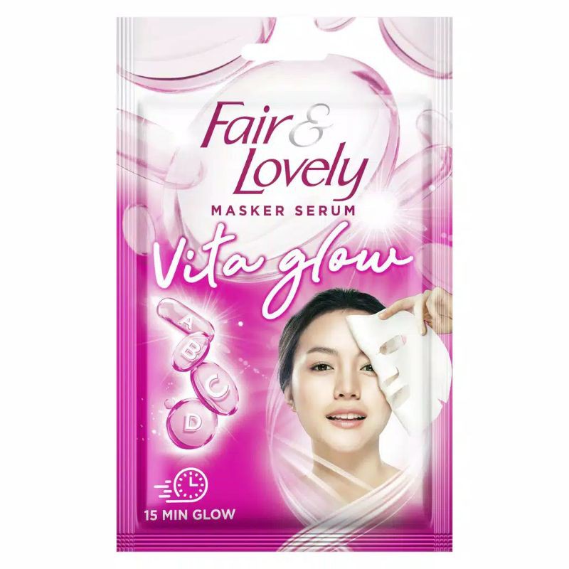 Fair & Lovely Multivitamin Serum Sheet Mask/Masker Wajah