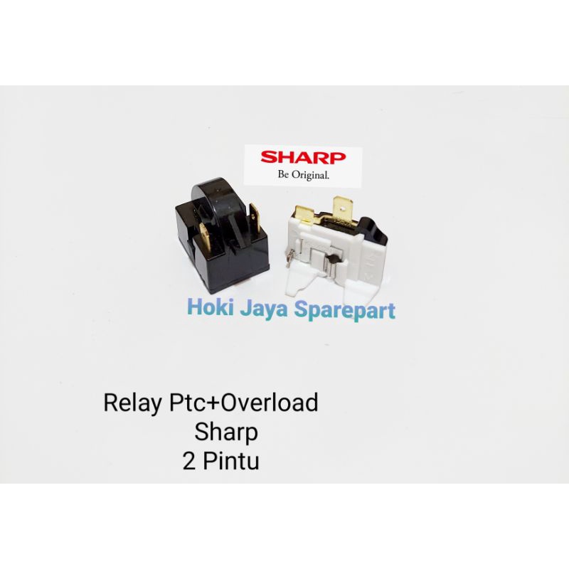 Relay ptc overload kulkas sharp 2 pintu