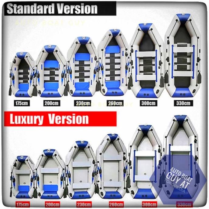 Perahu Karet Mancing SOLAR MARINE PVC Tebal [Ready & Pre Order]