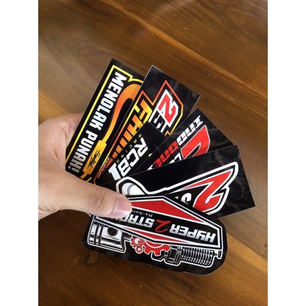 sticker stiker pack racin 2tak 2stroke rcb family fizr rxking ktm