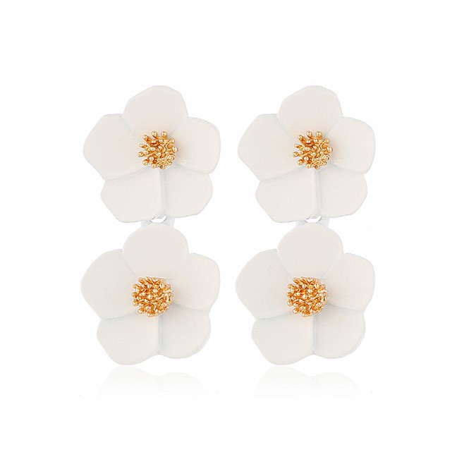 LRC Anting Tusuk Fashion Flower Earrings F6717X